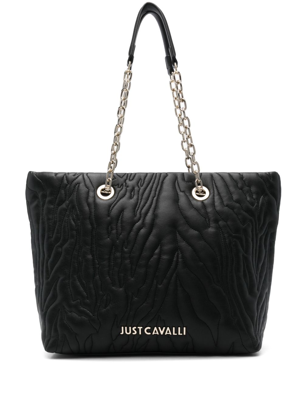 Just Cavalli 绗缝手提包 - 黑色