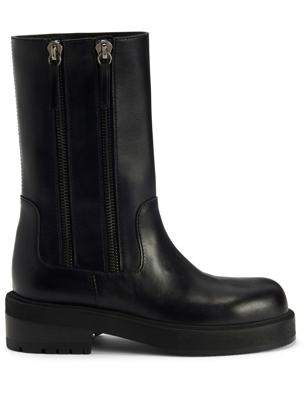 Giuseppe Zanotti Foustine 及踝皮靴 - 黑色