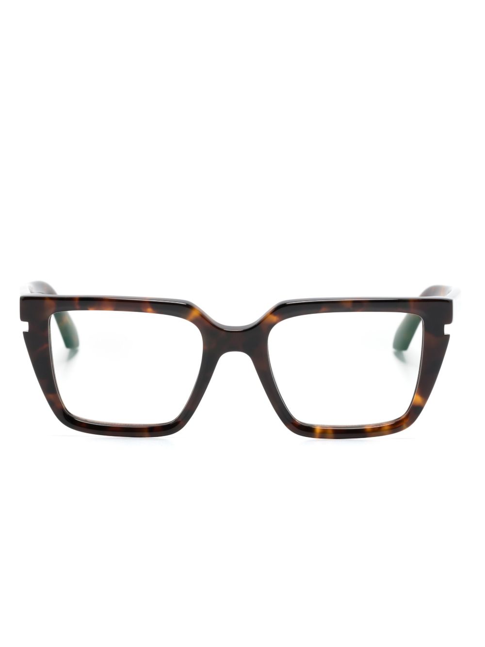 Off-White Eyewear Style 52 方框眼镜 - 褐色