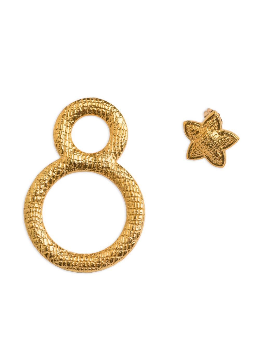 Natia X Lako Number 8 耳环 - 金色