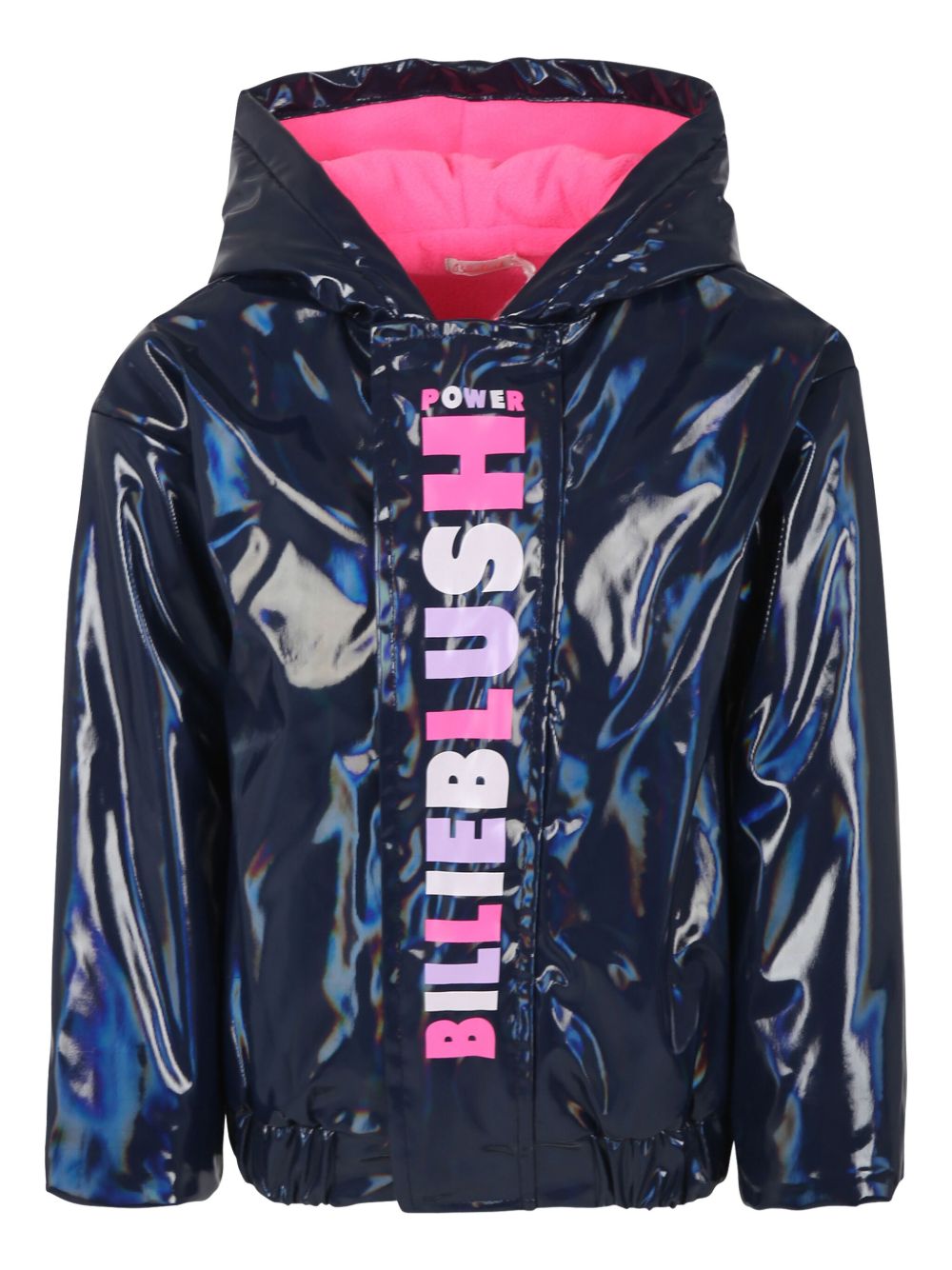 Billieblush logo印花夹克 - 蓝色