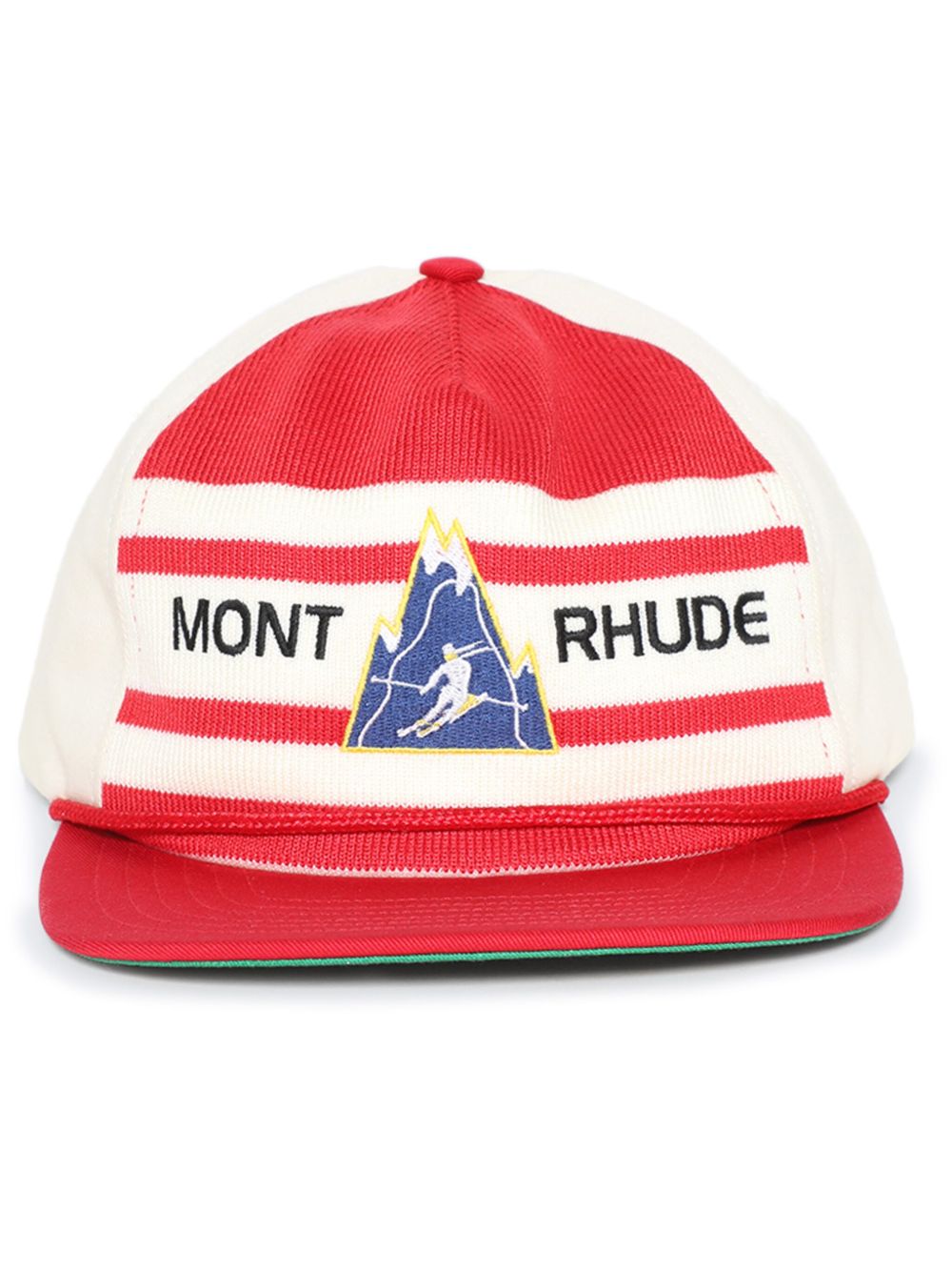 RHUDE 图案刺绣棒球帽 - 白色