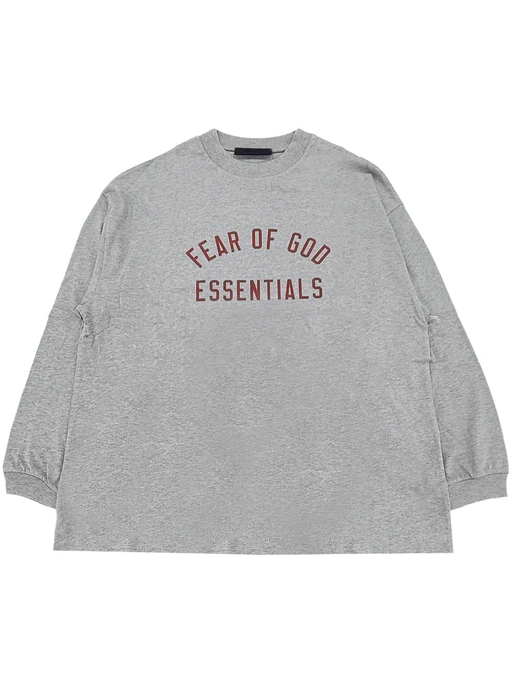 FEAR OF GOD ESSENTIALS logo T恤 - 灰色