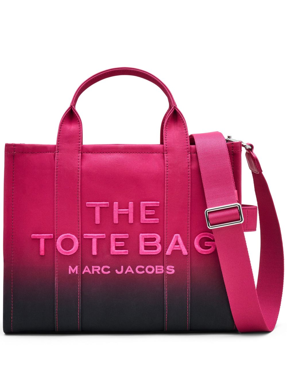 Marc Jacobs The Ombre Canvas Medium Tote 手提包 - 黑色