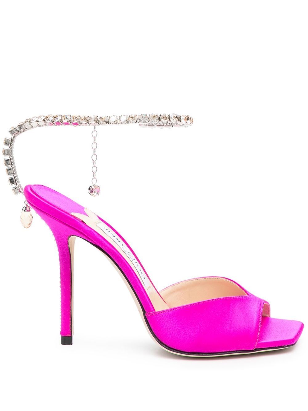 Jimmy Choo Saeda 高跟凉鞋 - 粉色