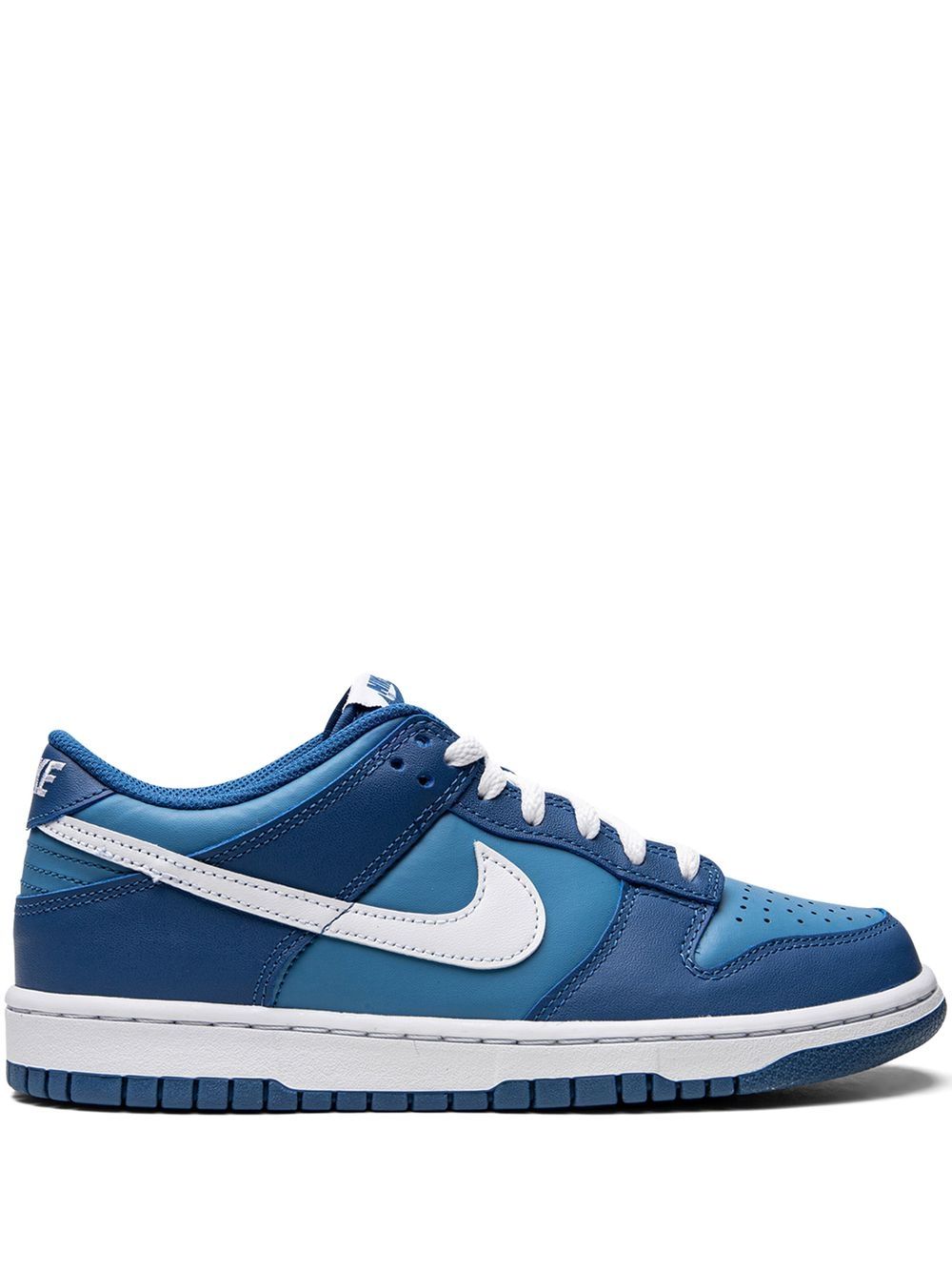 Nike Kids Dunk Low 运动鞋 - 蓝色