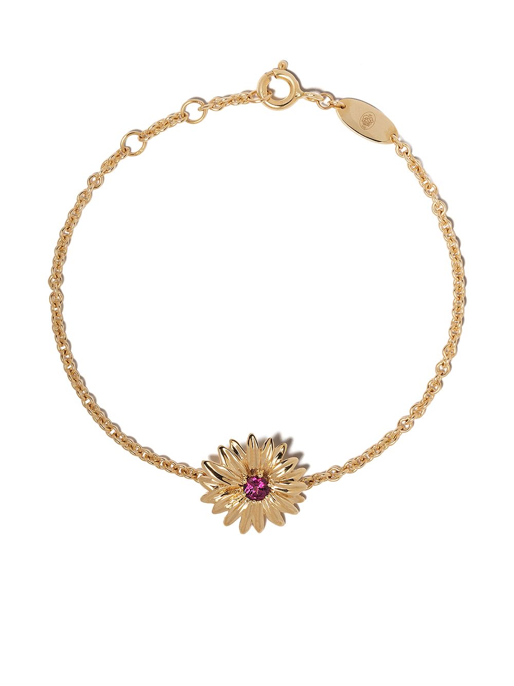 Aurelie Bidermann Bouquet 18K黄金吊饰手链 - 金色
