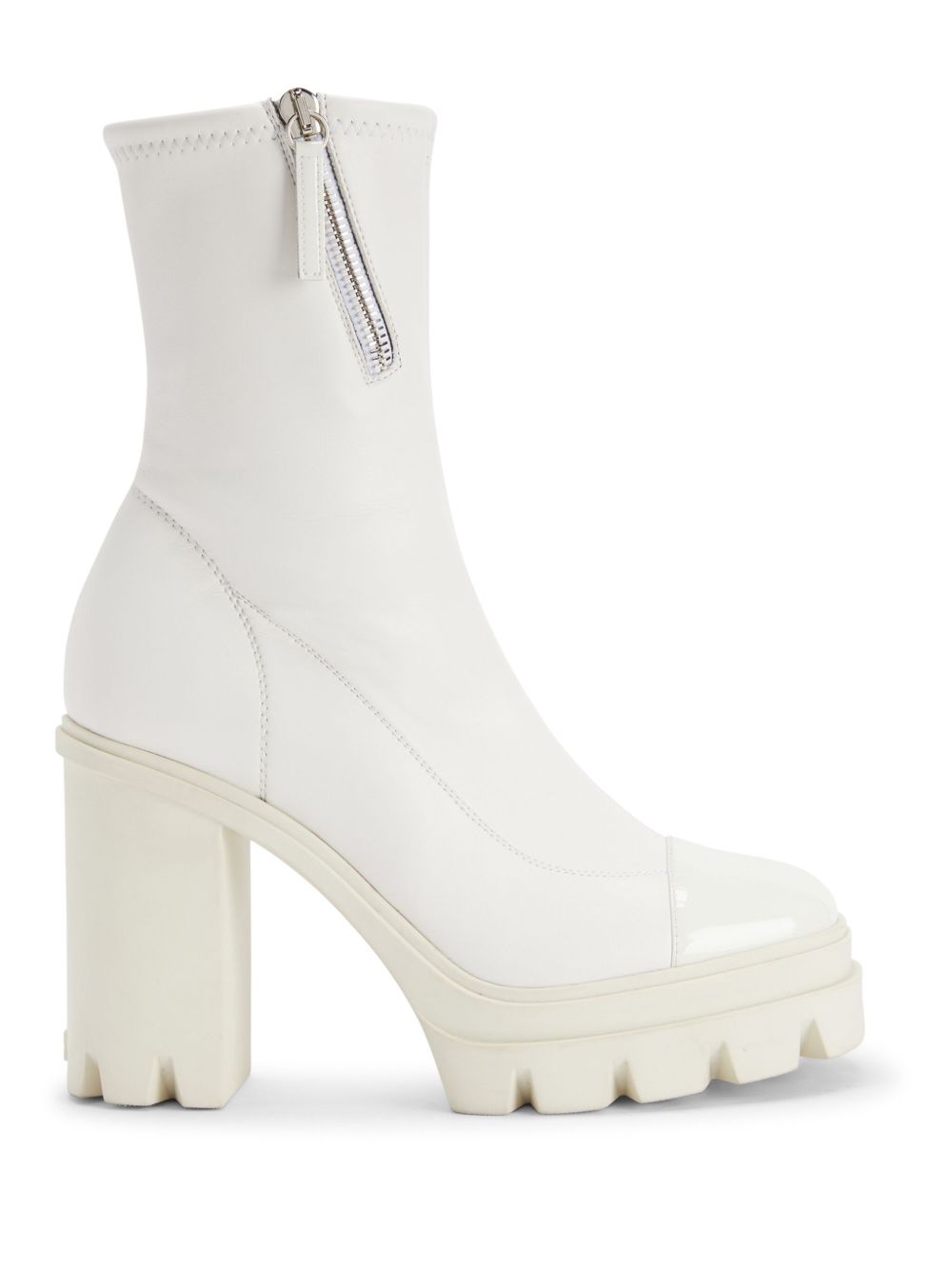 Giuseppe Zanotti Kokebi 高跟及踝靴 - 白色