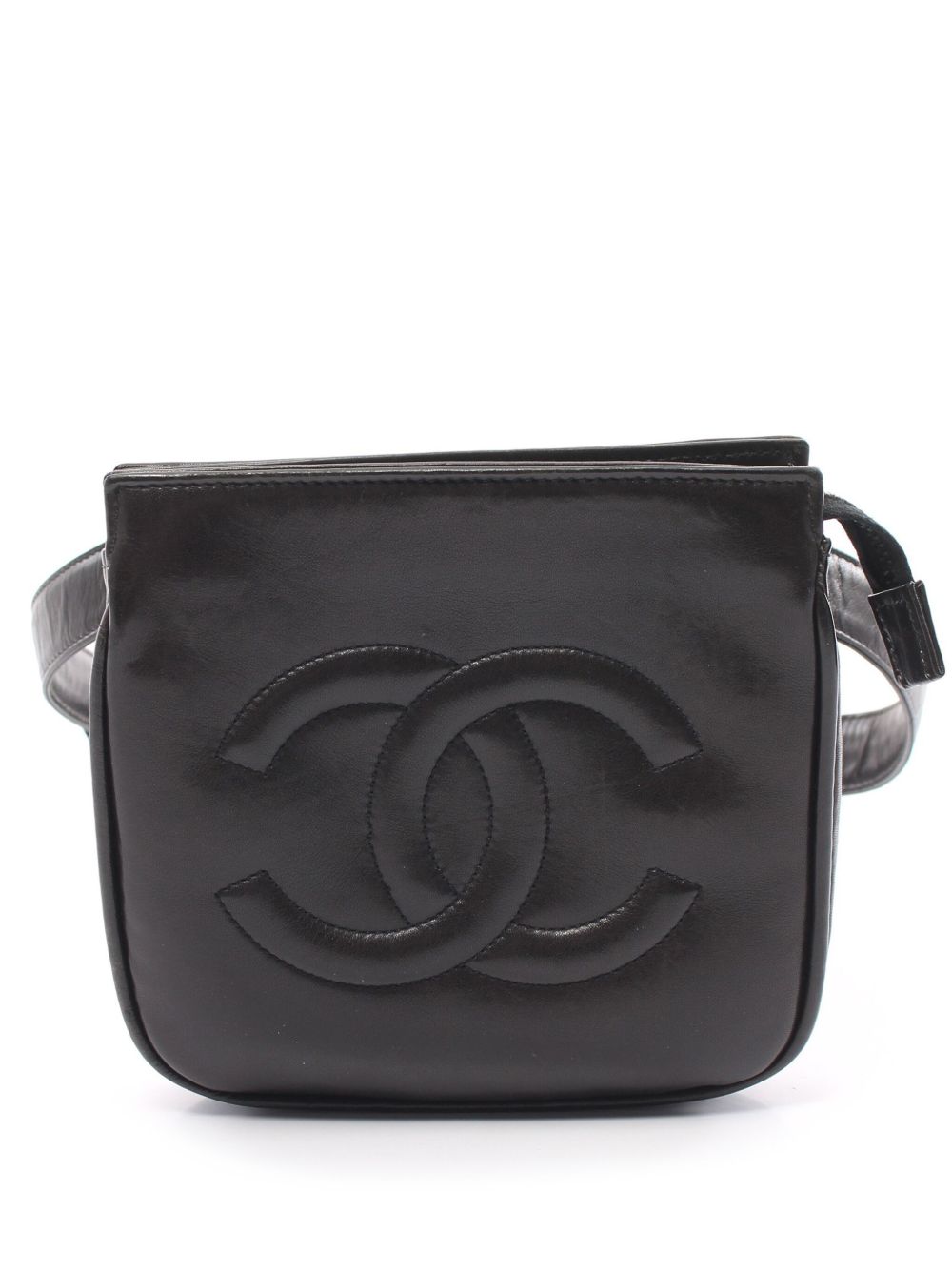 CHANEL Pre-Owned CC 腰包（1989-1991年典藏款） - 黑色