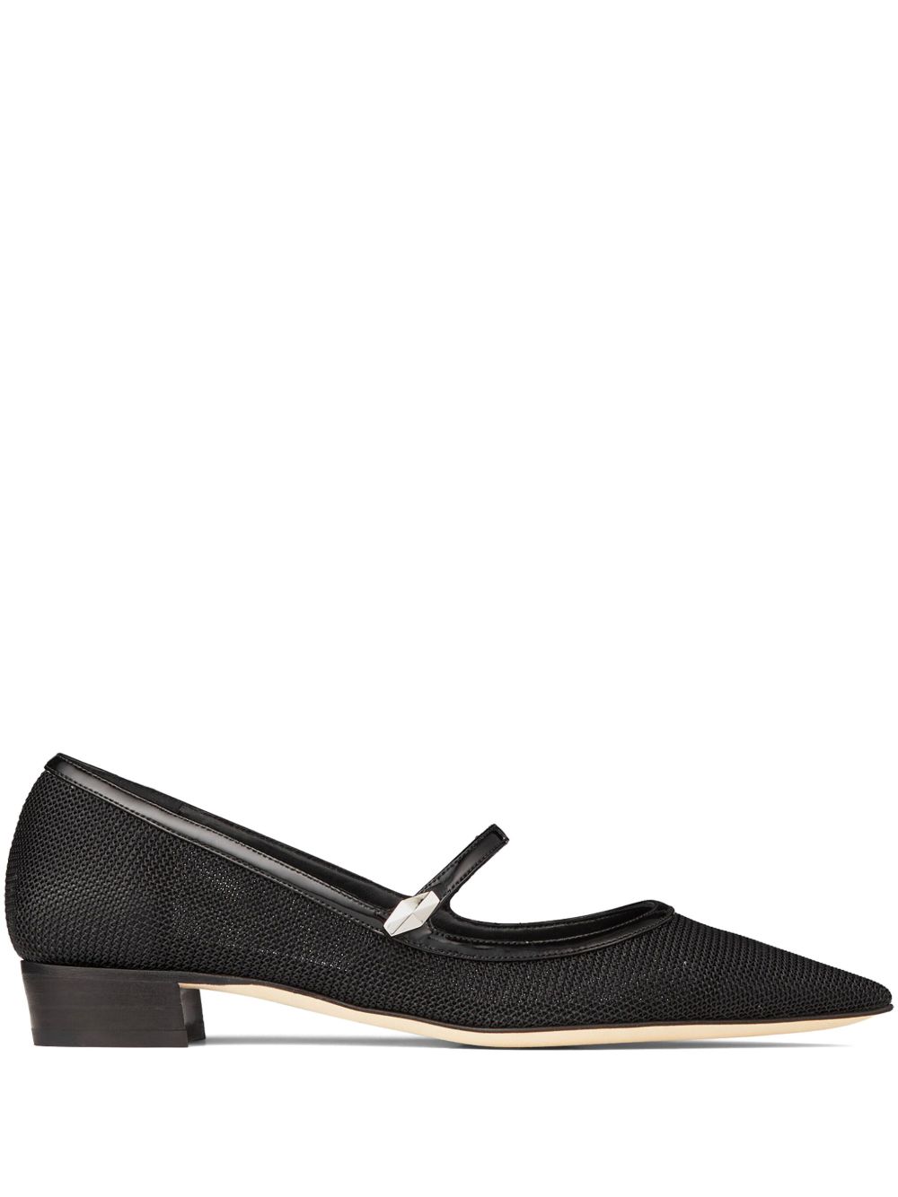 Jimmy Choo Carolyn 平底鞋 - 黑色