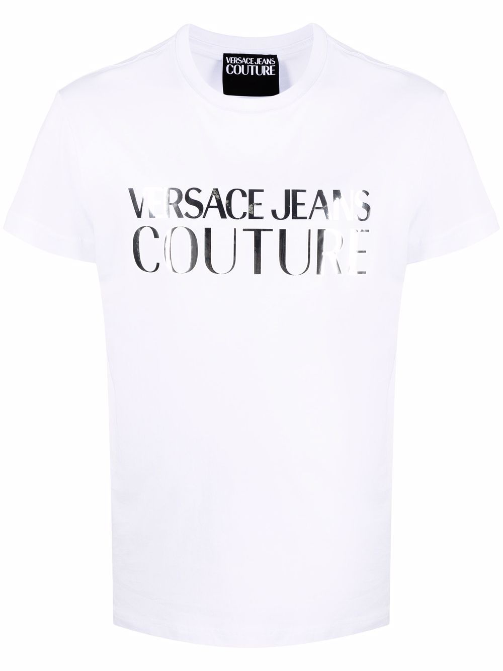 Versace Jeans Couture 范思哲 标贴棉T恤 - 白色