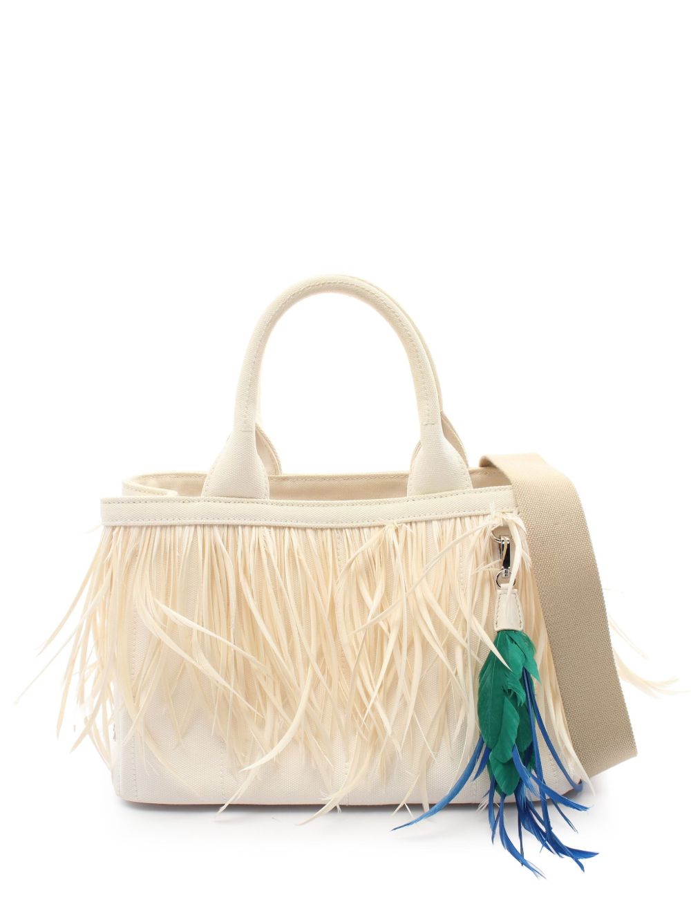 Prada Pre-Owned Canapa logo两用手提包（2000年典藏款） - 中性色