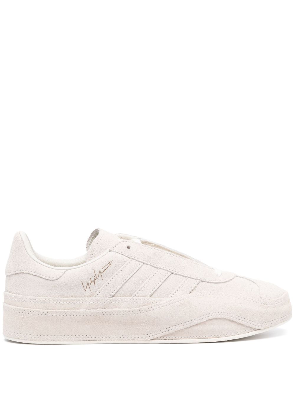 Y-3 Gazelle 绒面皮运动鞋 - 中性色
