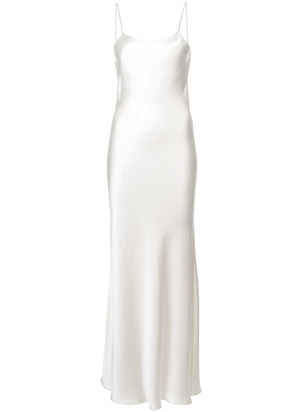 VOZ liquid slip dress - 白色