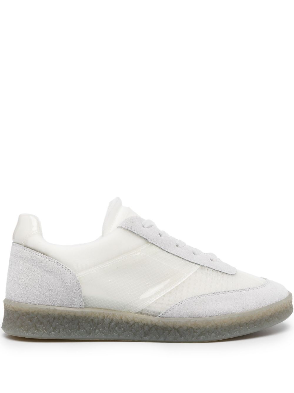 MM6 Maison Margiela 拼色拼接板鞋 - 白色