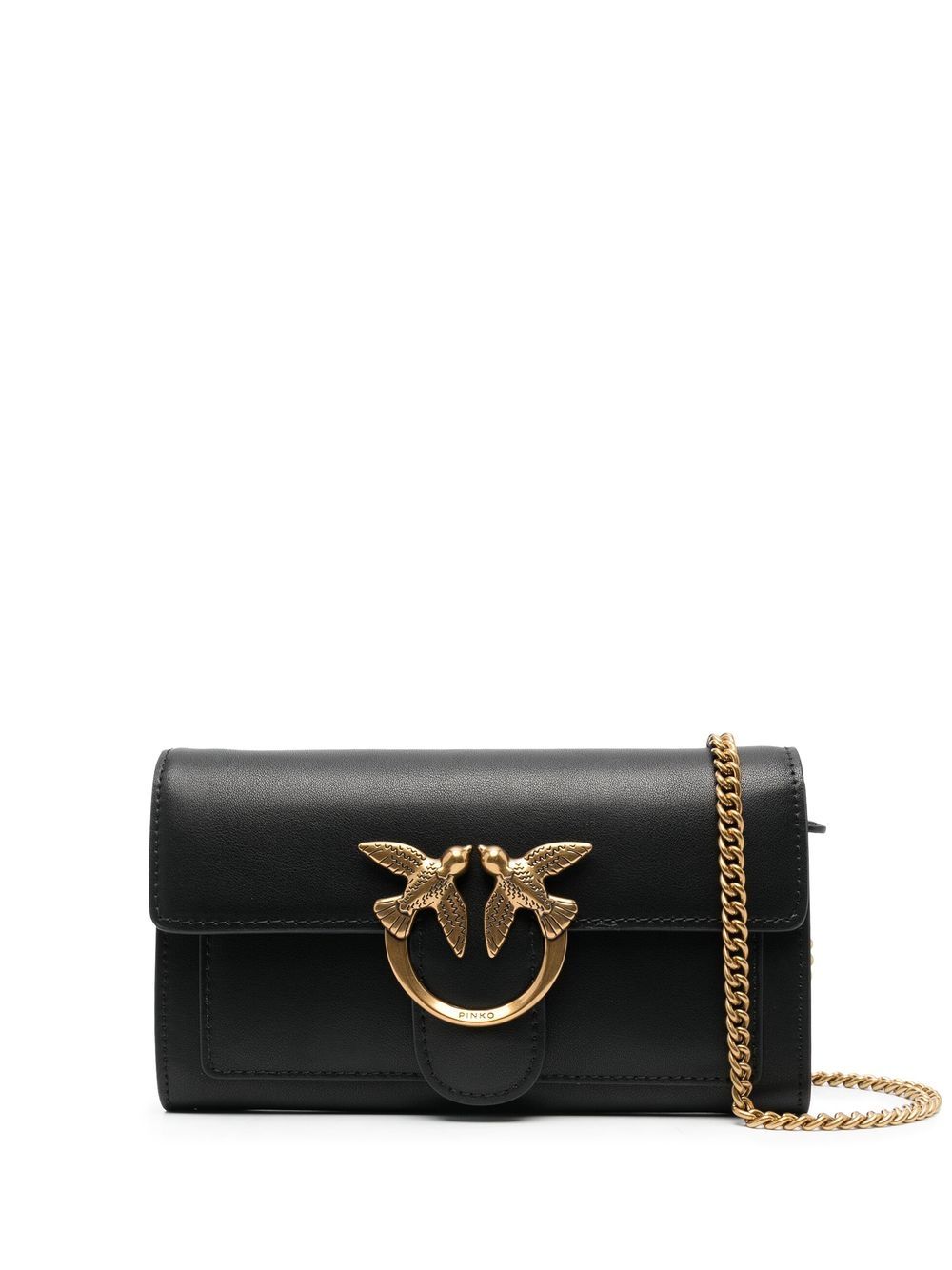 PINKO Love Mini Icon 斜挎包 - 黑色