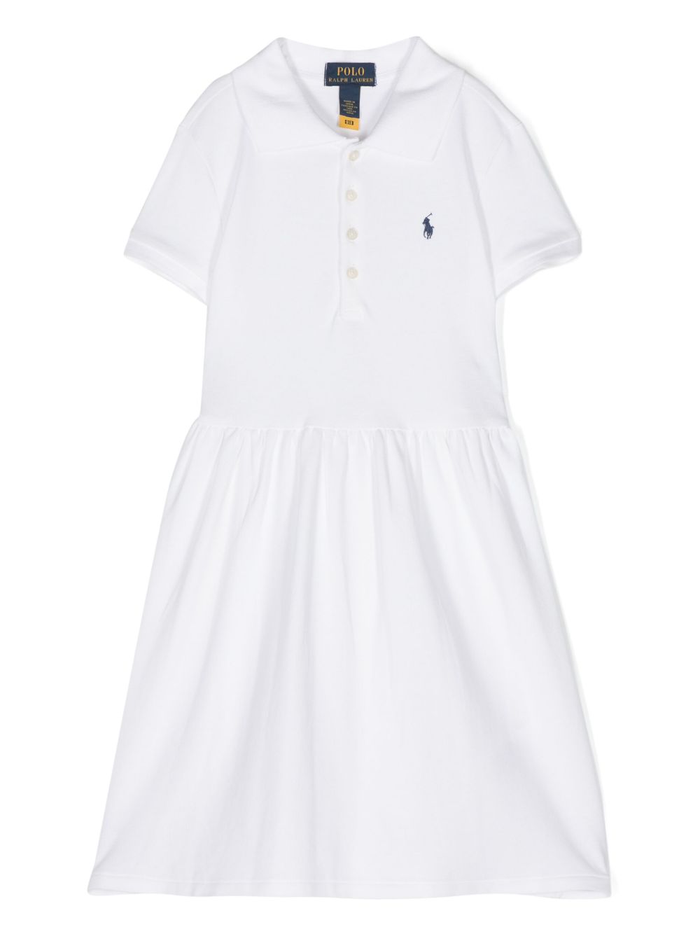 POLO RALPH LAUREN KIDS Polo Pony 连衣裙 - 白色