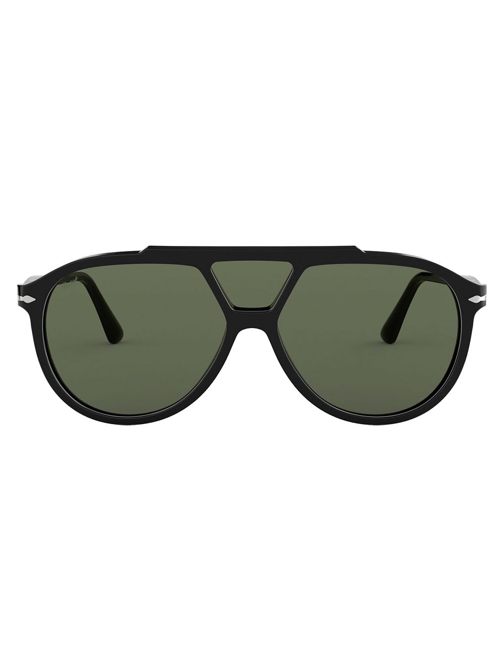 Persol PO3217S圆框太阳眼镜 - 黑色