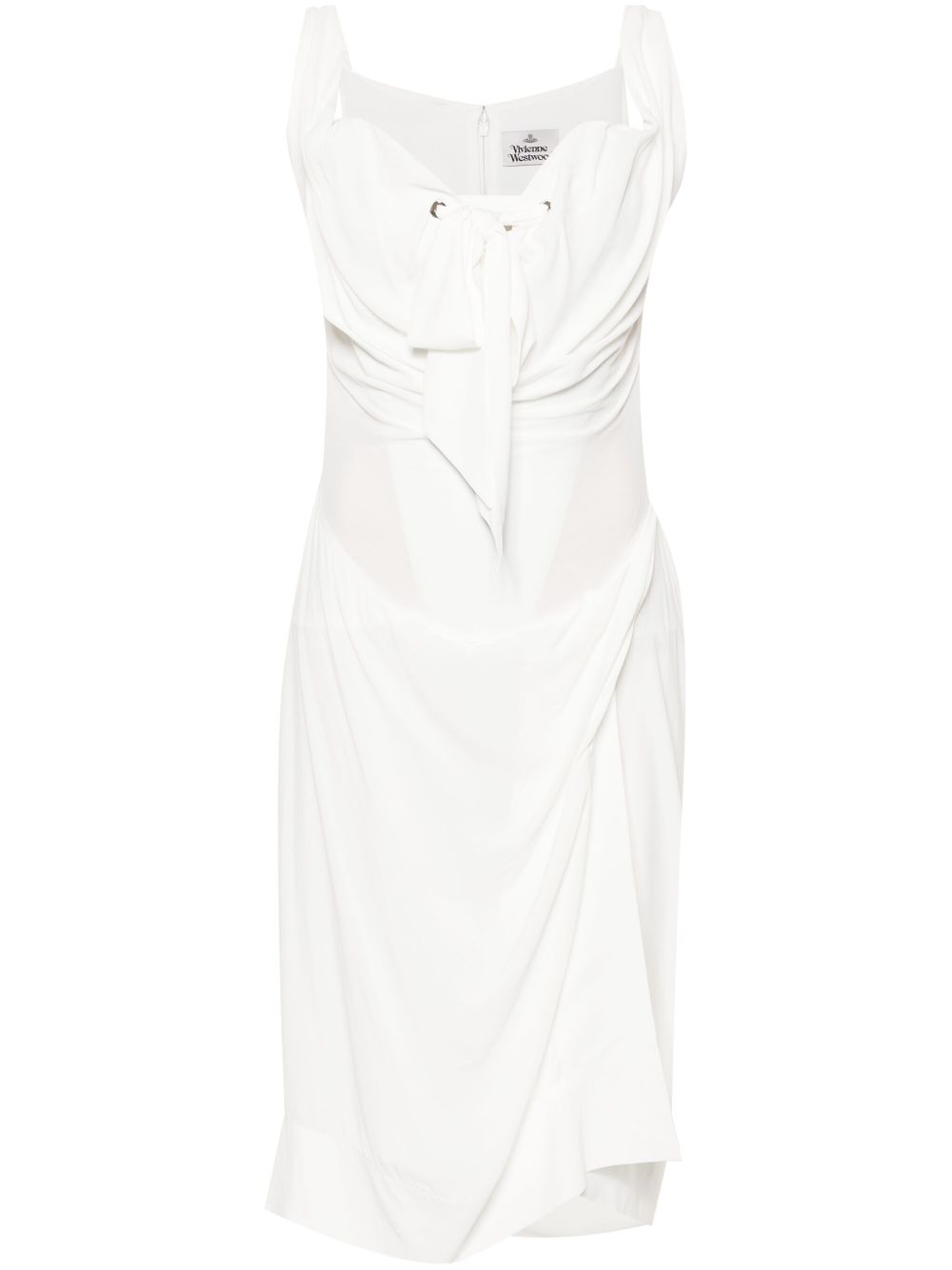 Vivienne Westwood Iwona 中长连衣裙 - 白色