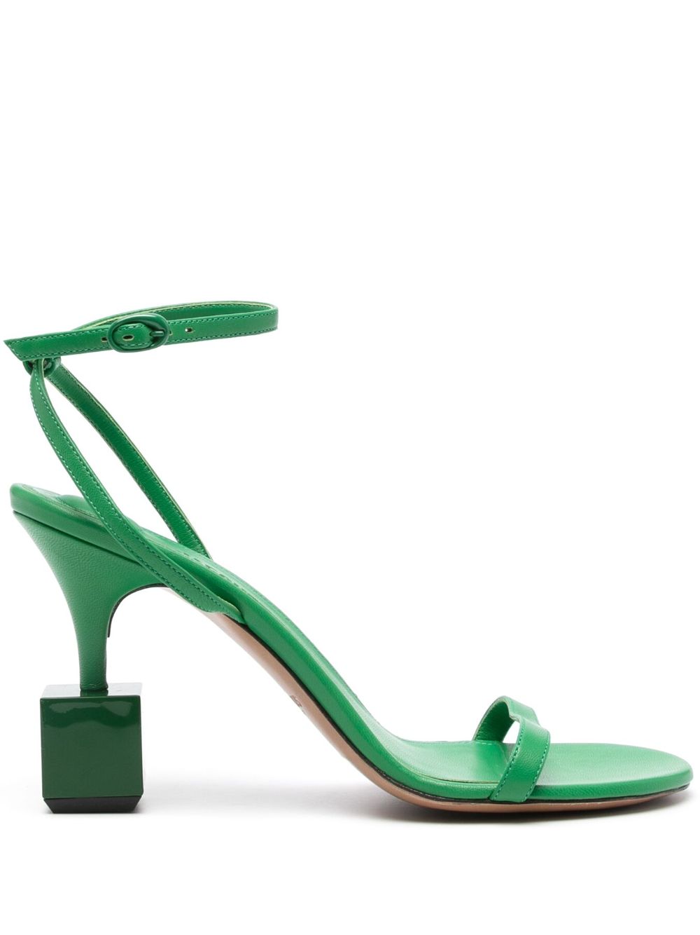 Jacquemus Les Sandales Bisou 高跟凉鞋（10.5厘米） - 绿色