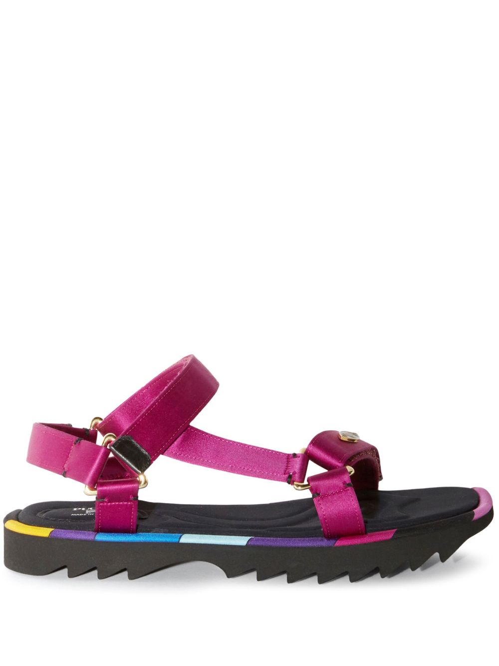 PUCCI Crush logo标牌平底凉鞋 - 粉色