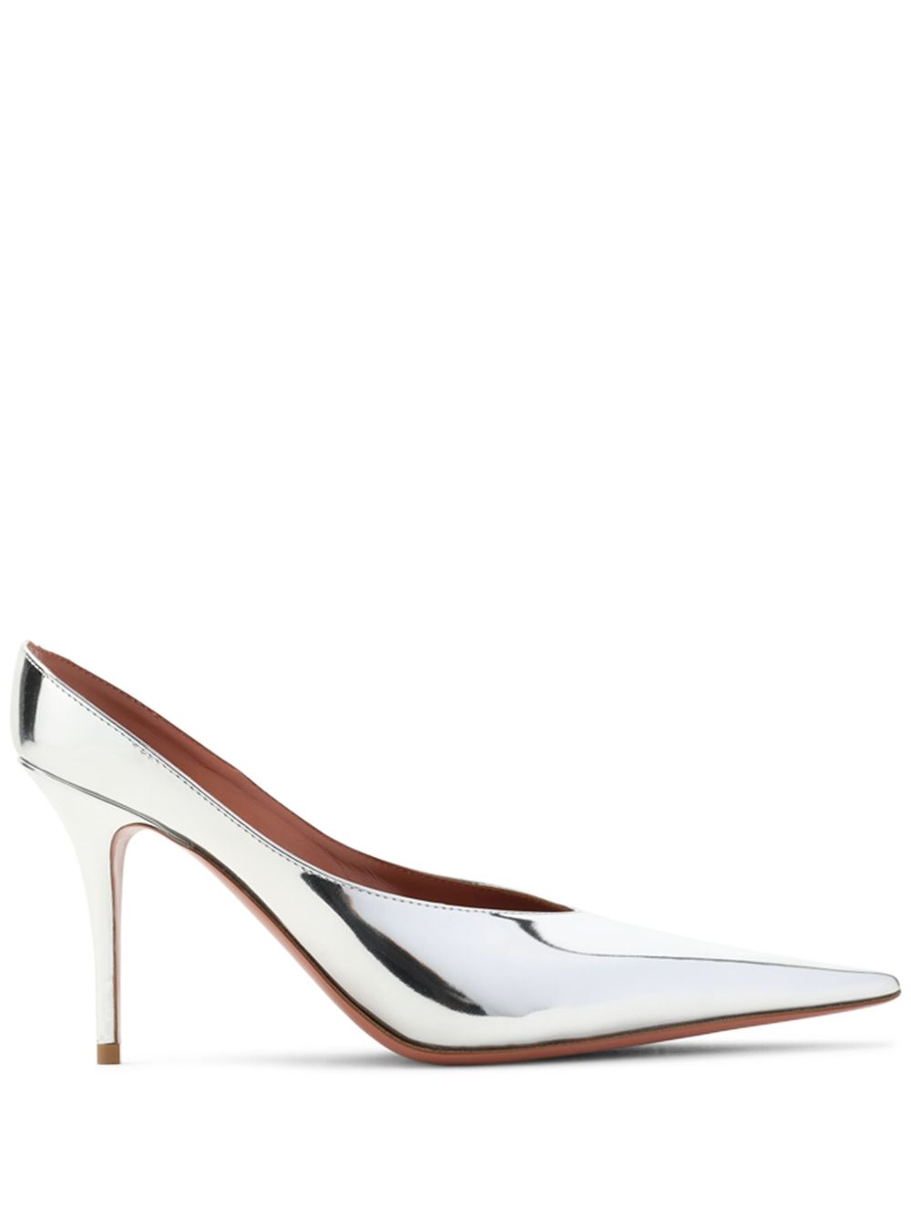 Amina Muaddi 105mm Anok mules - 银色