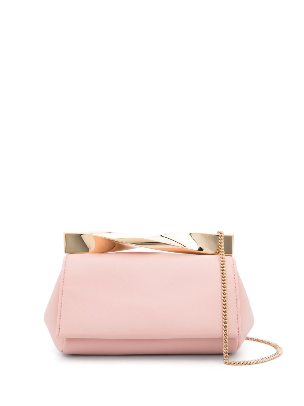 Aquazzura Twist 迷你手拿包 - 粉色