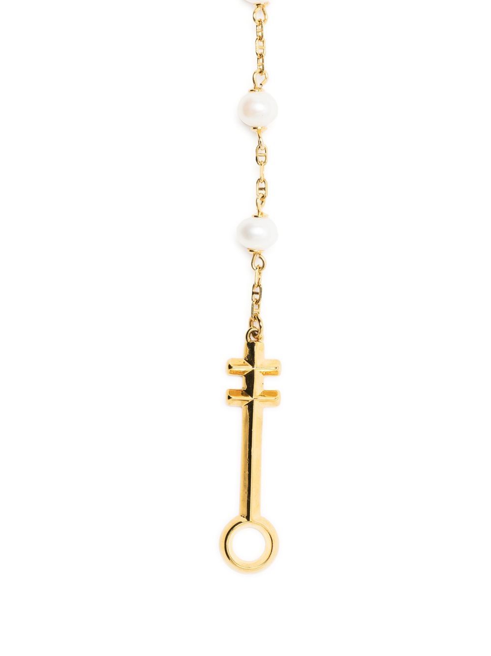 Capsule Eleven Pearls Rosary 项链 - 金色