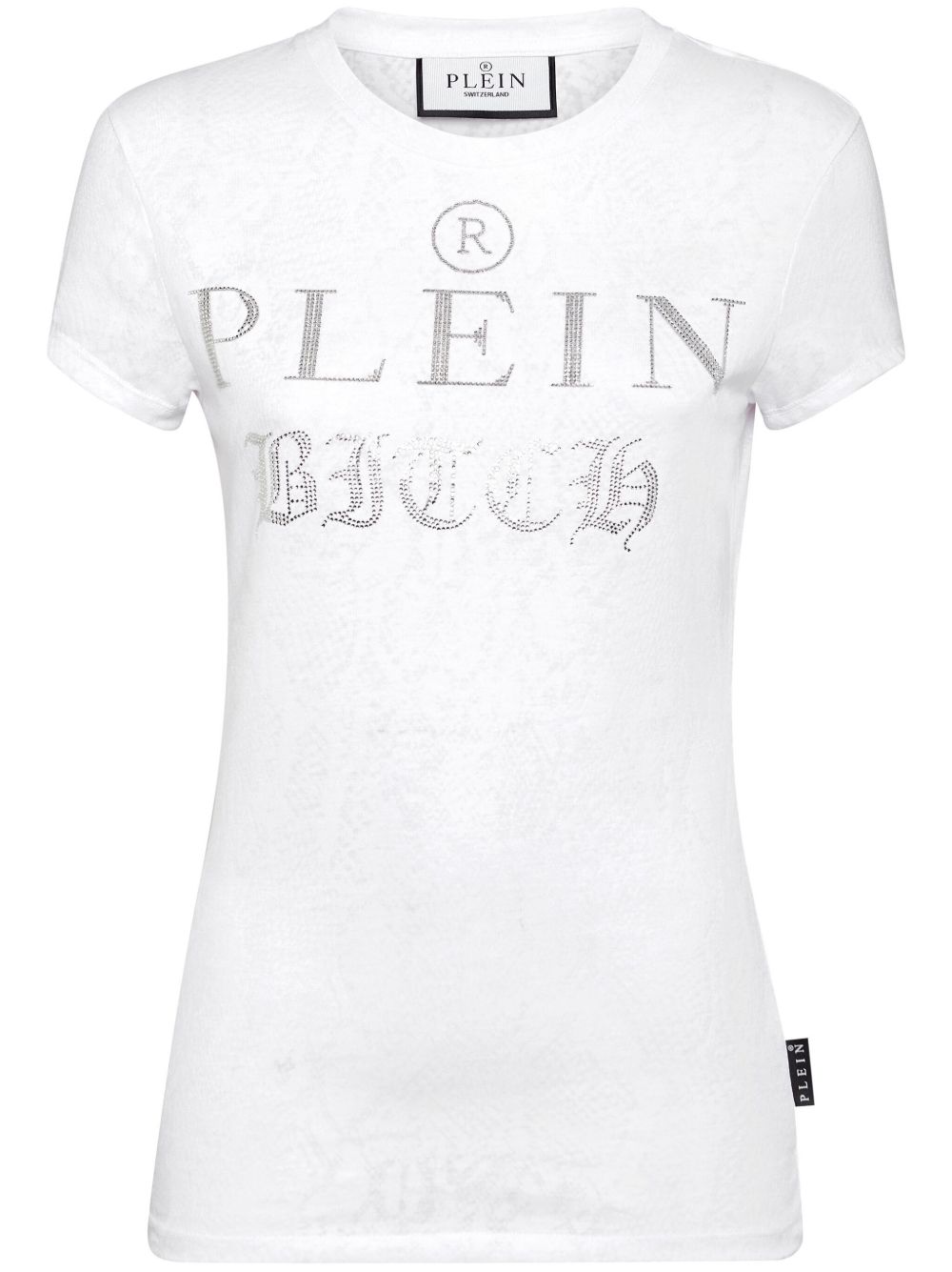 Philipp Plein logo缀饰T恤 - 白色