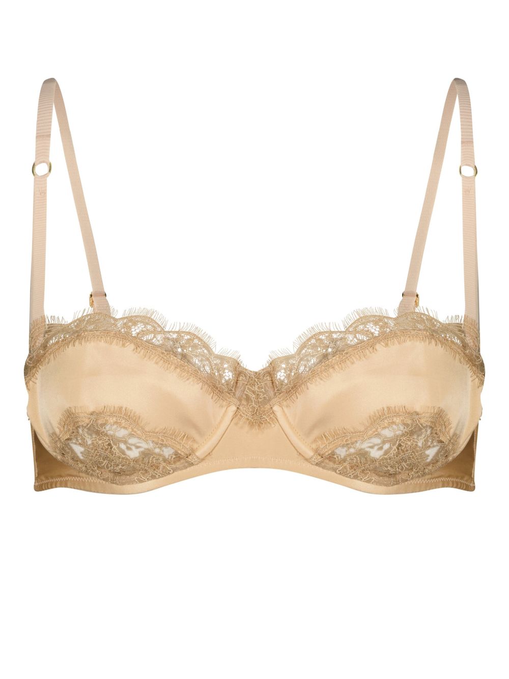 Kiki de Montparnasse Lace Inset 平台罩杯式文胸 - 中性色