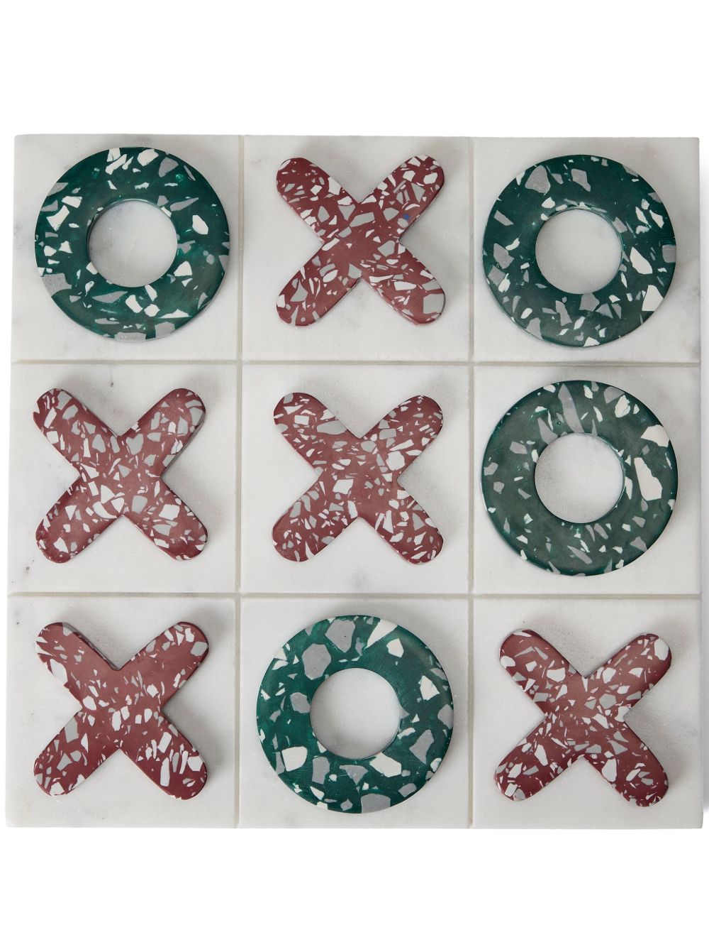 The Conran Shop Pietra Naughts & Crosses 游戏（30厘米 x 30厘米） - 绿色
