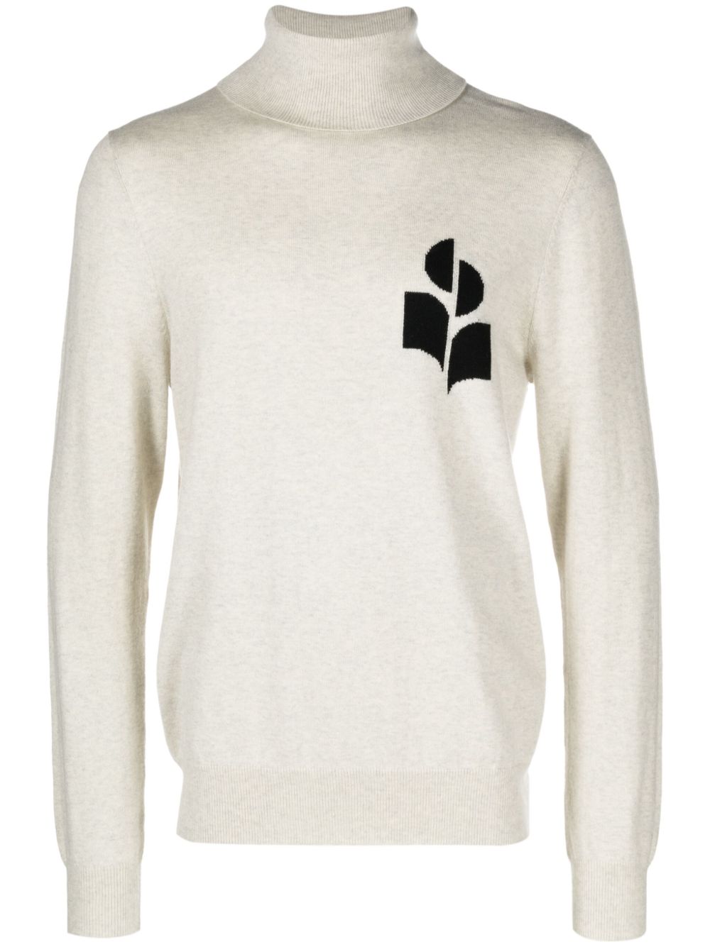 MARANT Enzo logo嵌花毛衣 - 中性色