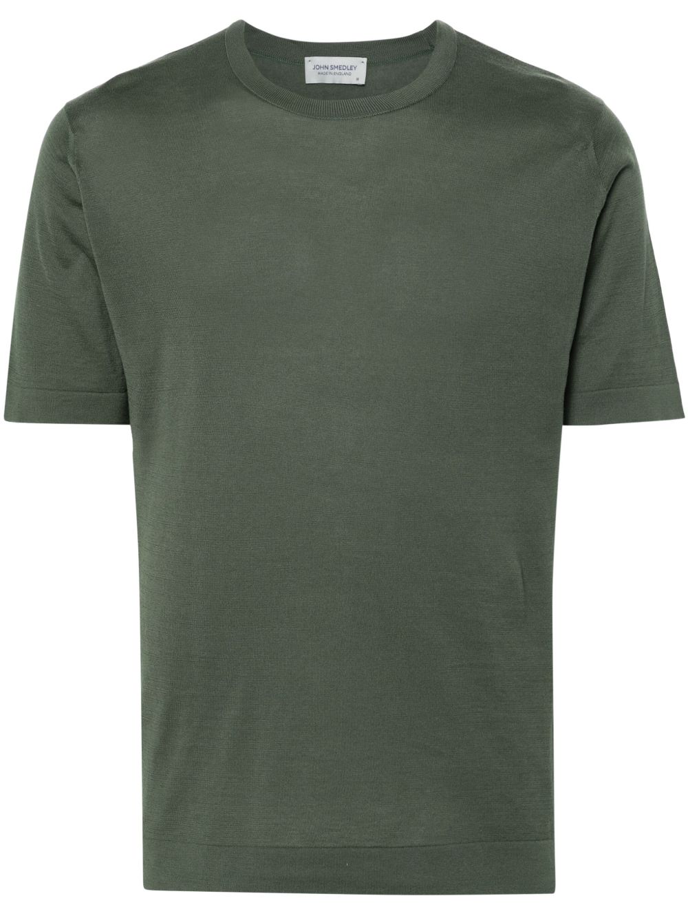 John Smedley Lorca 细罗纹T恤 - 绿色