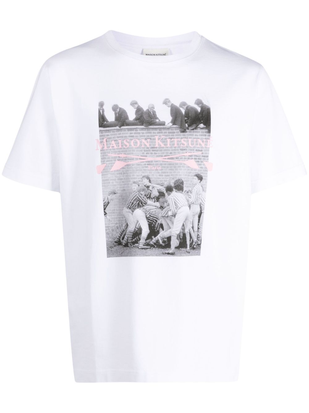 Maison Kitsuné Photograph Comfort 棉T恤 - 白色