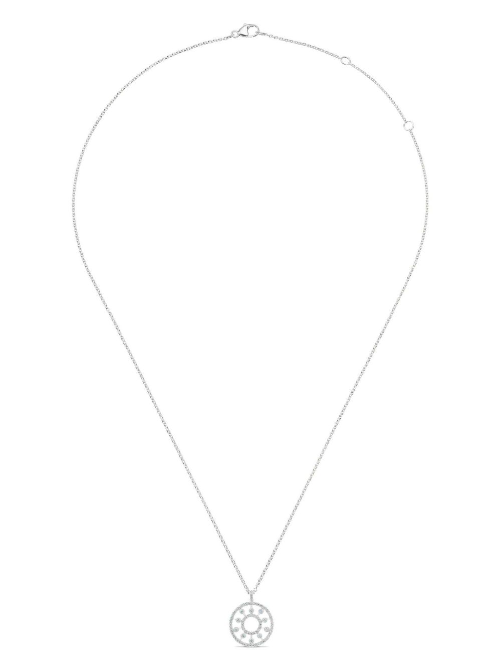 De Beers Jewellers Dewdrop 18K白金钻石徽章 - 白色