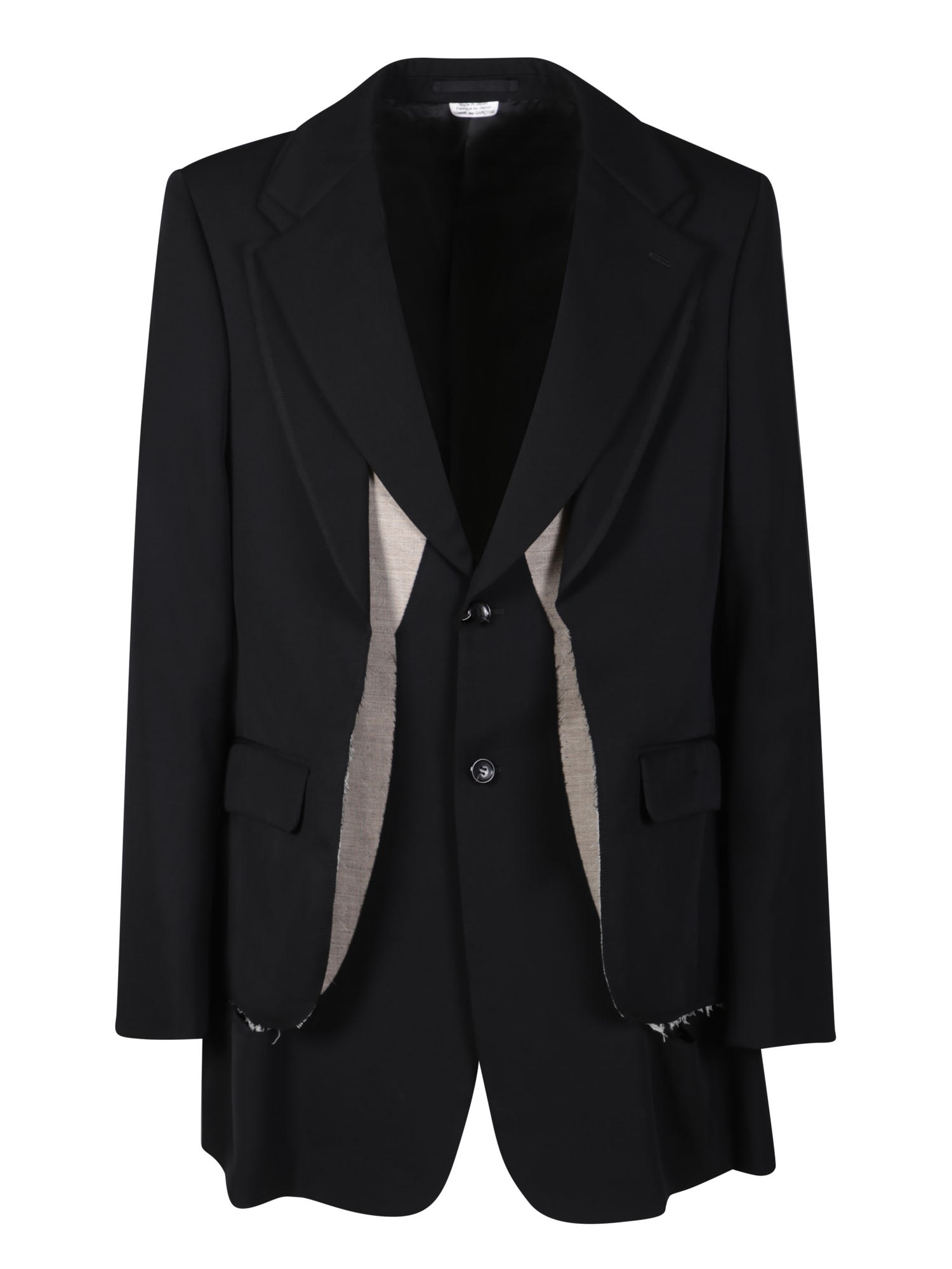 Comme Des Garçons Homme Plus 单排扣黑色夹克