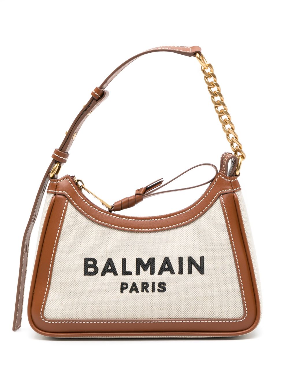 Balmain B-Army logo印花单肩包 - 中性色