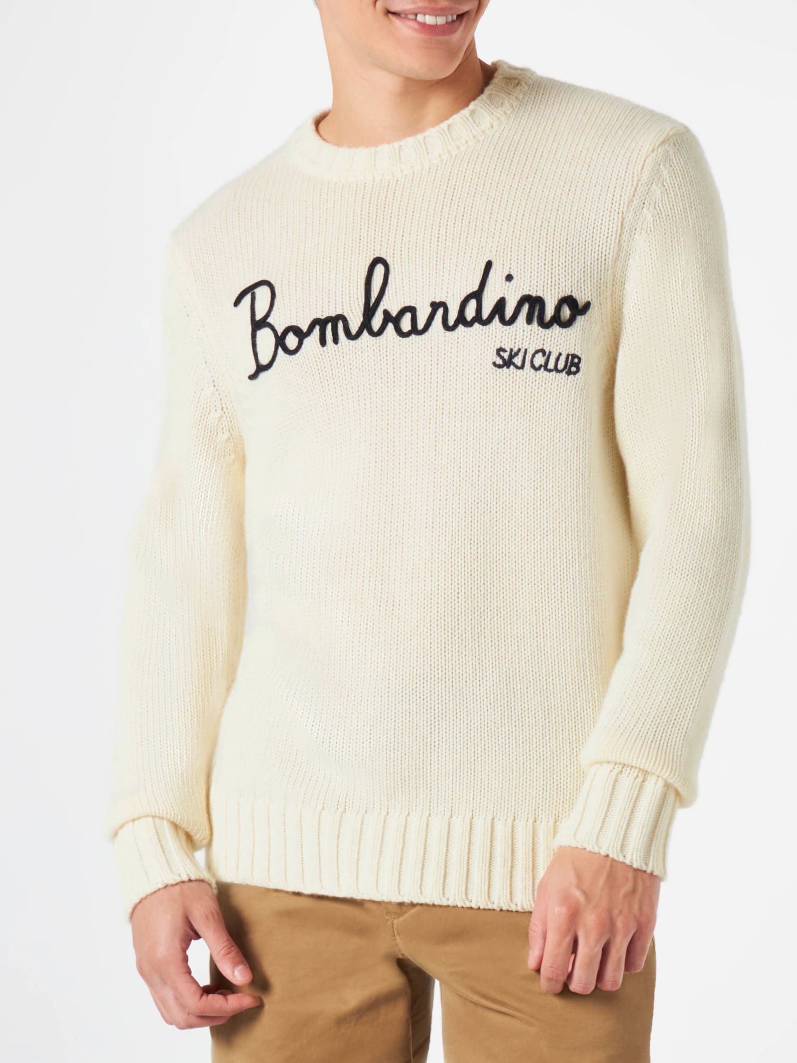 MC2 Saint Barth Bombardino Ski Club Blended Cashmere Sweater