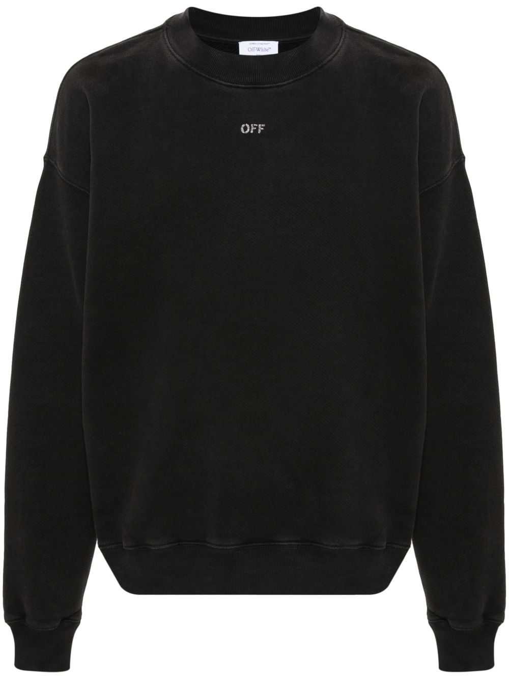 Off-White Stamp Mary 棉卫衣 - 黑色