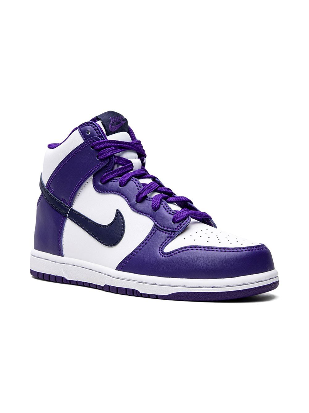 Nike Kids Dunk High 运动鞋 - 白色