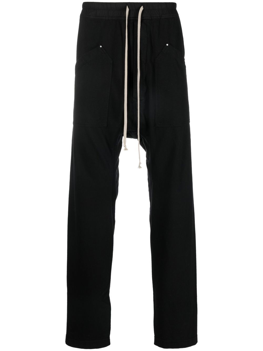 Rick Owens DRKSHDW 抽绳裤腰垮裤 - 黑色