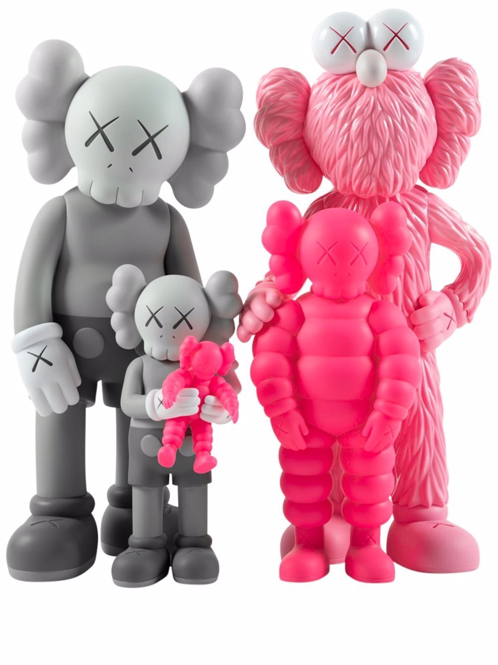 KAWS KAWS Family 模型玩具套装 - 灰色