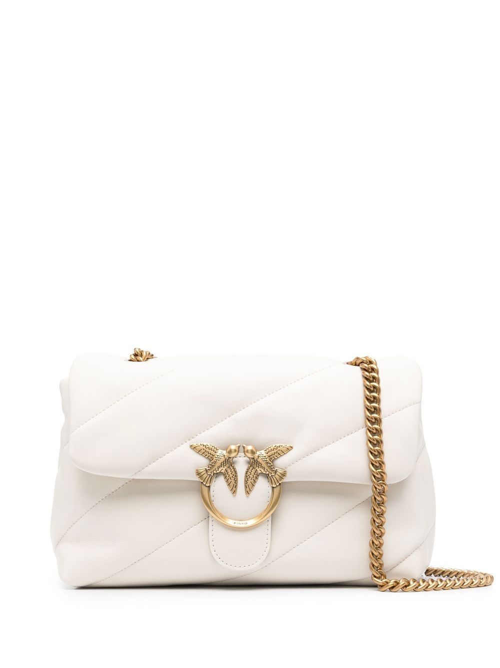 PINKO Love Classic Puff 斜挎包 - 白色