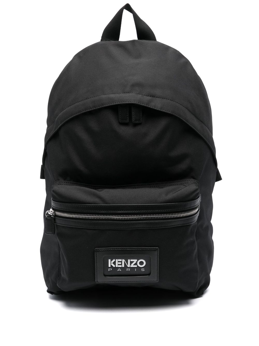 Kenzo 标贴帆布双肩包 - 黑色