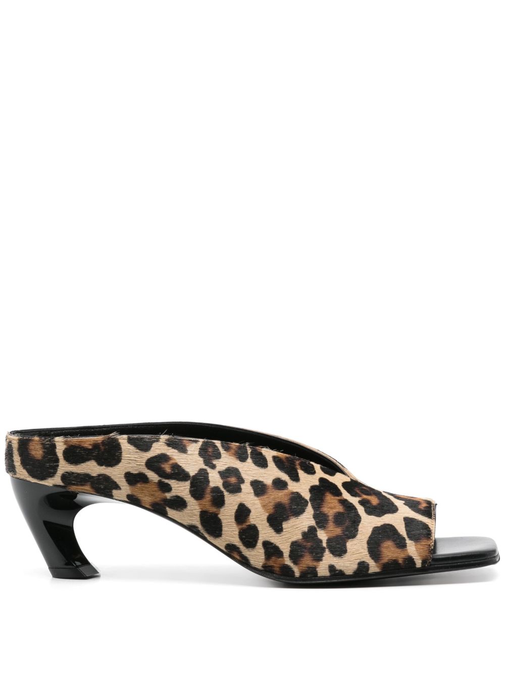 Alexander McQueen Armadillo 中跟穆勒鞋（6.5厘米） - 中性色