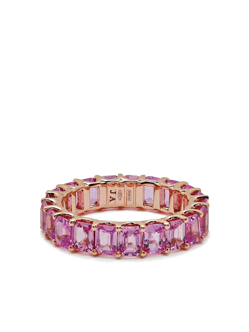 Jewels Aficionado 18K玫瑰金蓝宝石戒指 - 粉色