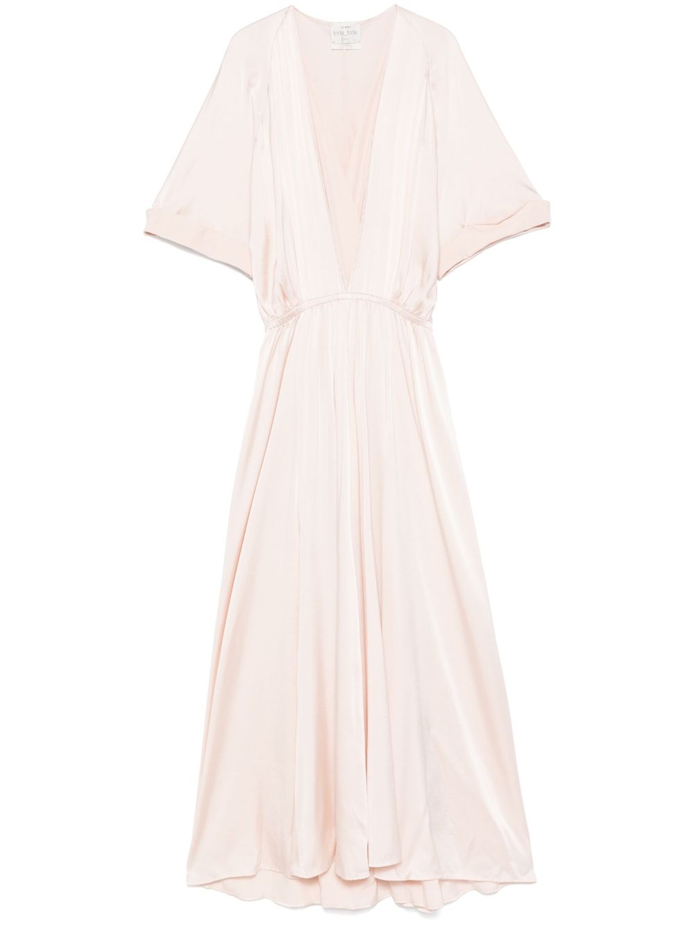 Forte Forte satin maxi dress - 粉色