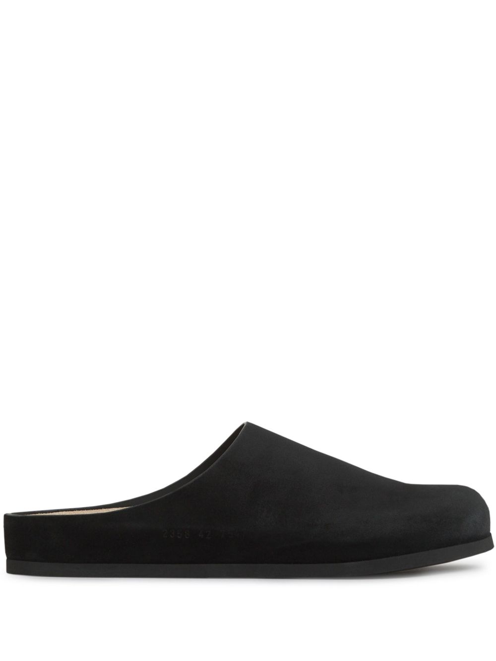 Common Projects 绒面皮乐福鞋 - 黑色