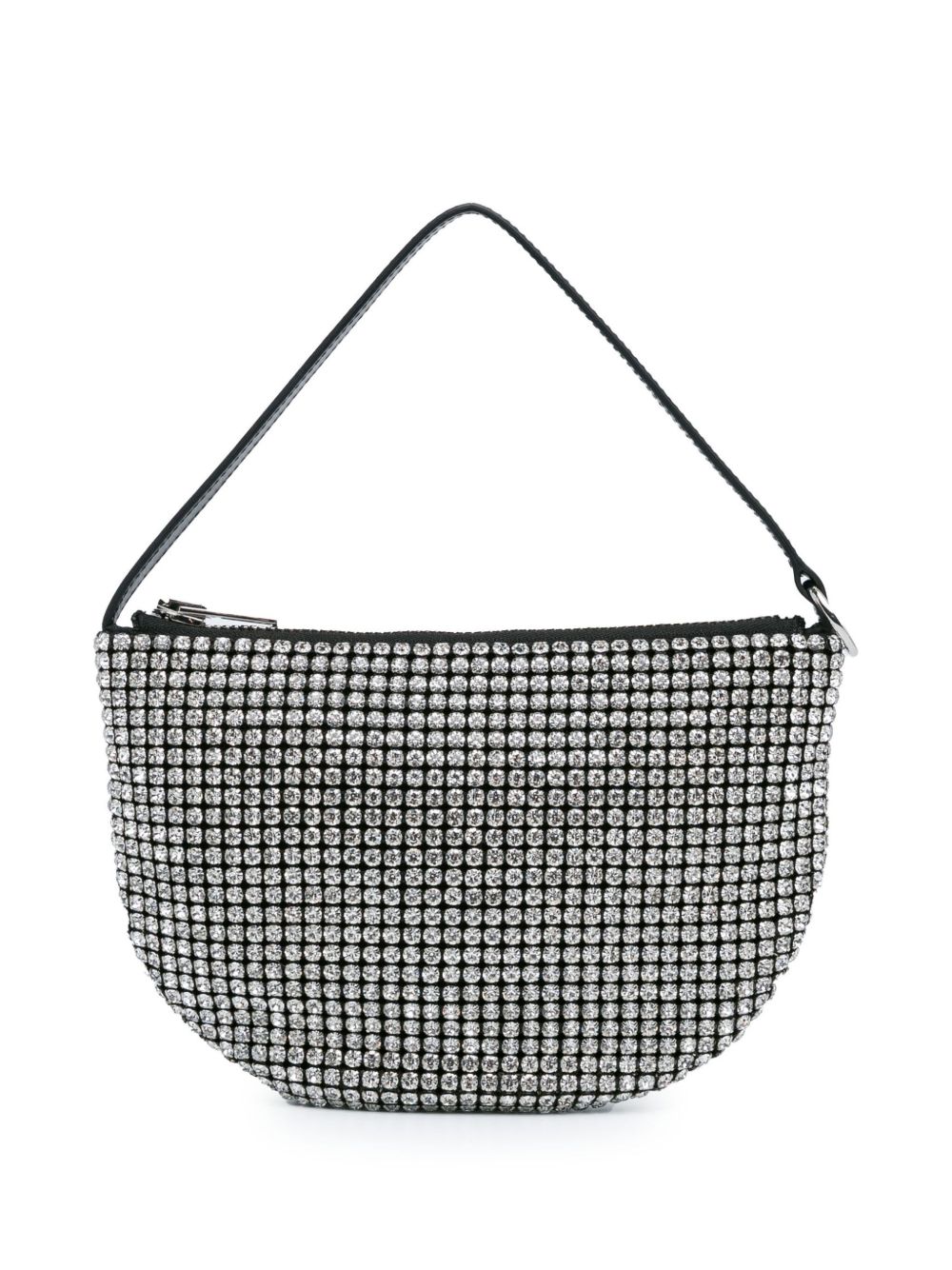 Pre-Owned Alexander Wang Wanglock Fortune Cookie 晶饰网纱手提包（2010-2024年典藏款） - 银色