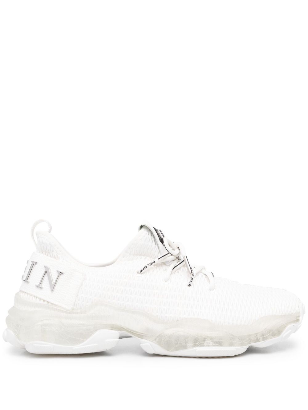Philipp Plein Runner Hyper $hock 运动鞋 - 白色